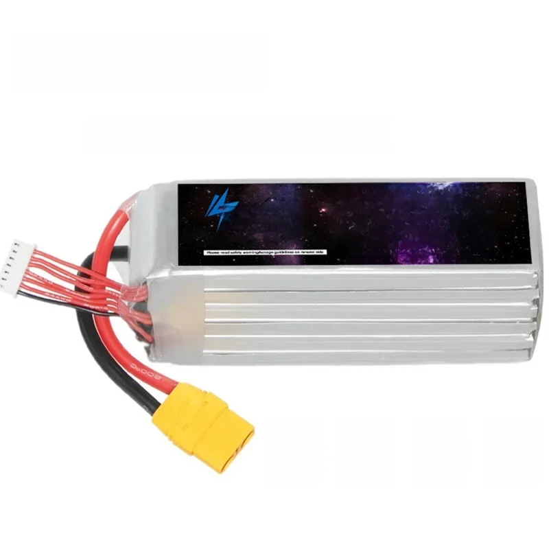 Batterie Lipo 6S 5200mAh 22.2V 60C, boîtier souple avec prise EC5 pour voiture RC, Drone FPV, camion dans le désert, pièces de loisirs de course RC XT60 T XT90