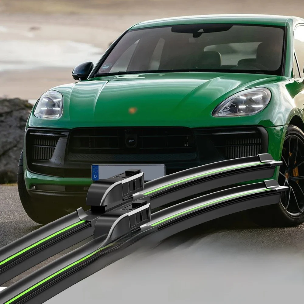 Do Porsche Macan 2014-2023 Pióra wycieraczek przedniej szyby 2szt Akcesoria do szyb przednich 2015 2016 2017 2018 2019 2020 2022 — zdjęcie 2