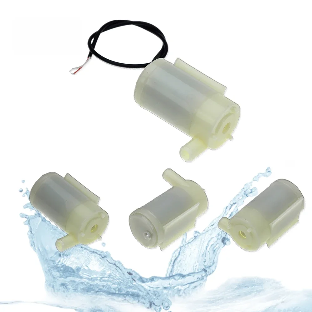 Bezszczotkowa pompa silnikowa DC 2,5-6 V o niskim poziomie hałasu 120 l/h Mini mikro zatapialna pompa wodna — zdjęcie 2