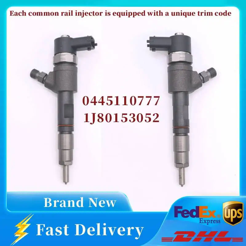 High Quality Diesel Fuel Injector 0445110777 1J801-53052 for Kubota V1803 V2403 Engine KX040-4