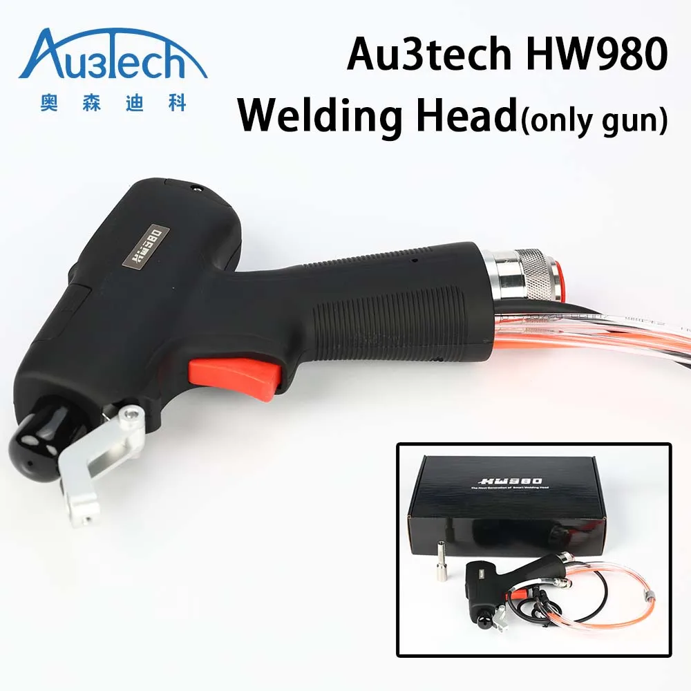 Au3tech HW980 Laser Welding Head Individual Welding Gun For Repair/Replace Welder Machine Weld Gun Not Included Control System