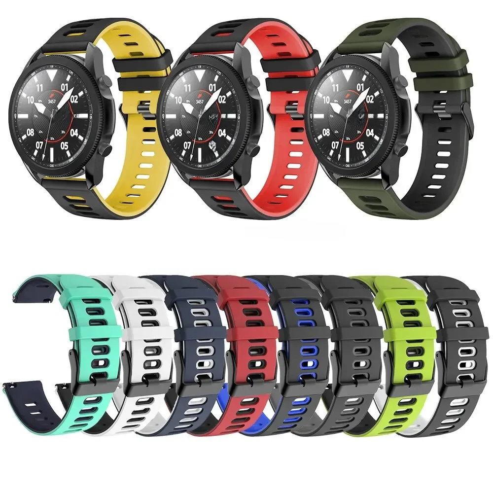 Pulseiras de relógio de 22/20 mm para Galaxy Watch, Huawei Watch GT, Amazfit GTS, Polar Unite / Grit