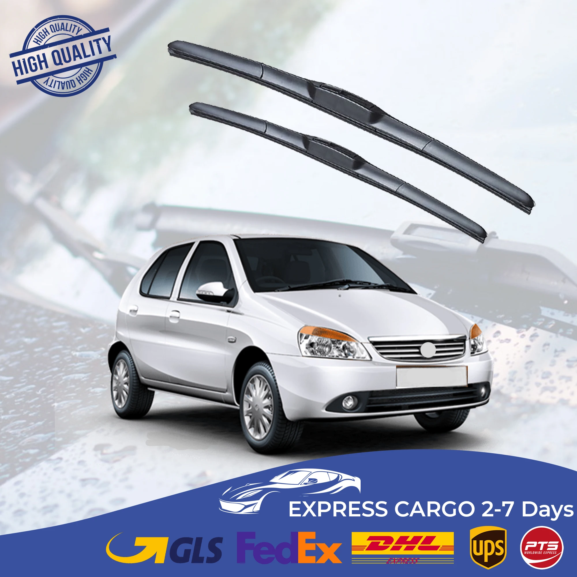 

Car Wiper Blade For Tata Indica 2006 2007 2008 2009 Hybrid Auto Windscreen Windshield Wipers Blades Window Wash Front