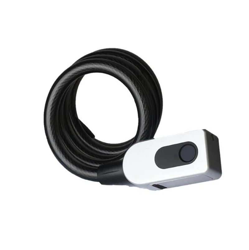 JLZEDA Electric Bike Scooter Lock Bicycle Lock Mountain Bike Lock Anti-theft Lock Fingerprint Bluetooth Lock Safe And Portable