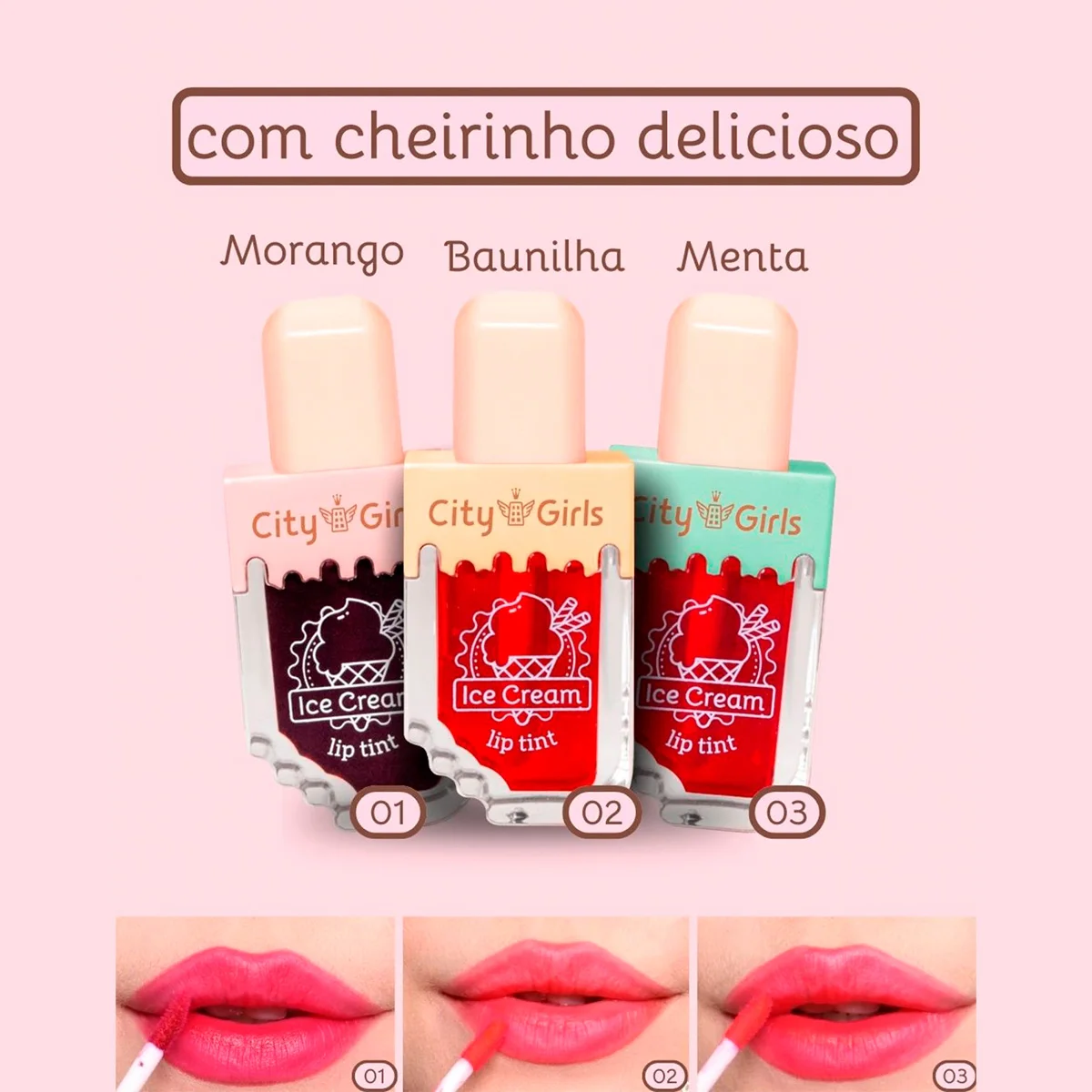 Lip Tint Ice Cream - City Girls