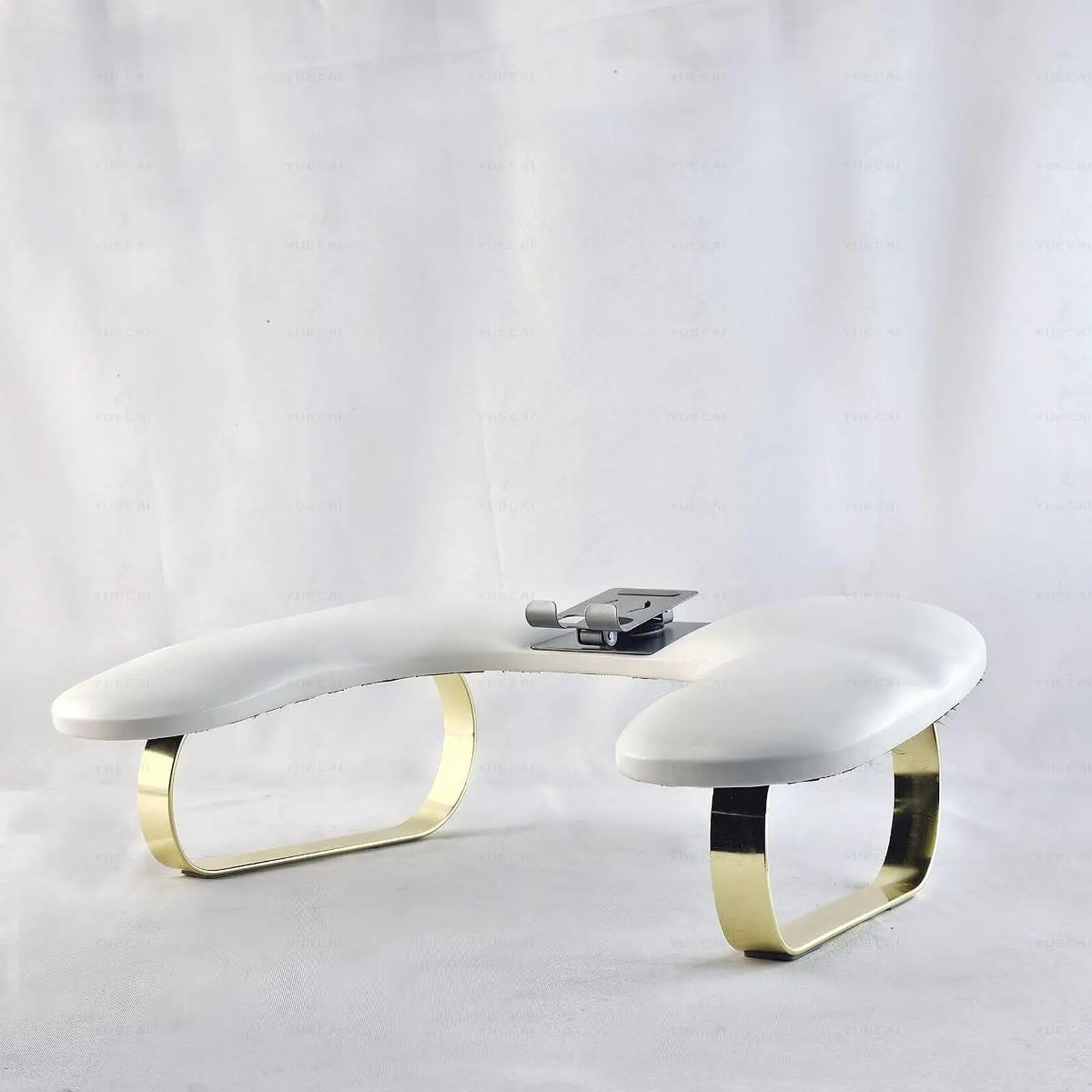 ネイルアート枕、スマホホルダー付きU字型マニキュアアームレスト、PUレザーネイルアートアクセサリーツール、ホームサロンネイルテックDIY用