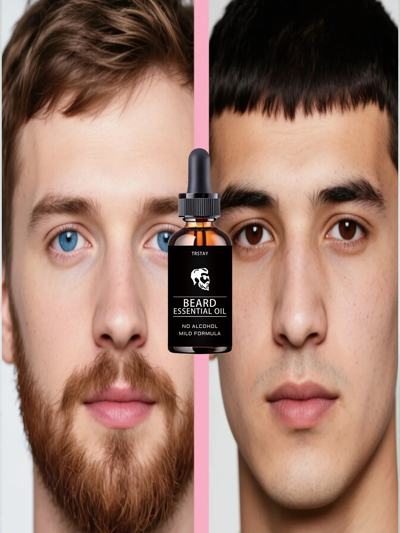 Moisturizing beard essential oil for dry beards to regain smooth texture and prevent hair loss with non greasy portable care sol - Image 2