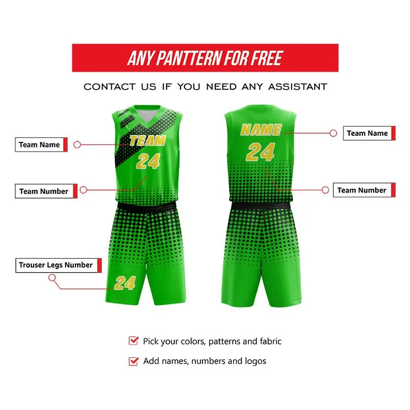 Custom Basketball Jersey Set Adult Sports Running Training Suits Uniforms Blank College Team Tracksuit Clothes