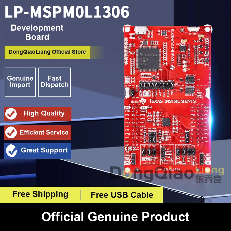In stock: LP-MSPM0L1306, MSPM0L1306, M0+MCU analogue temperature sensor, light sensor