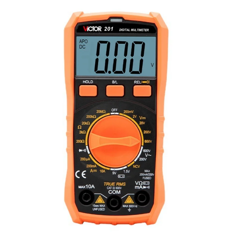 VICTOR 201 Tester LCD Smart Digital Multimeter (no Battery)