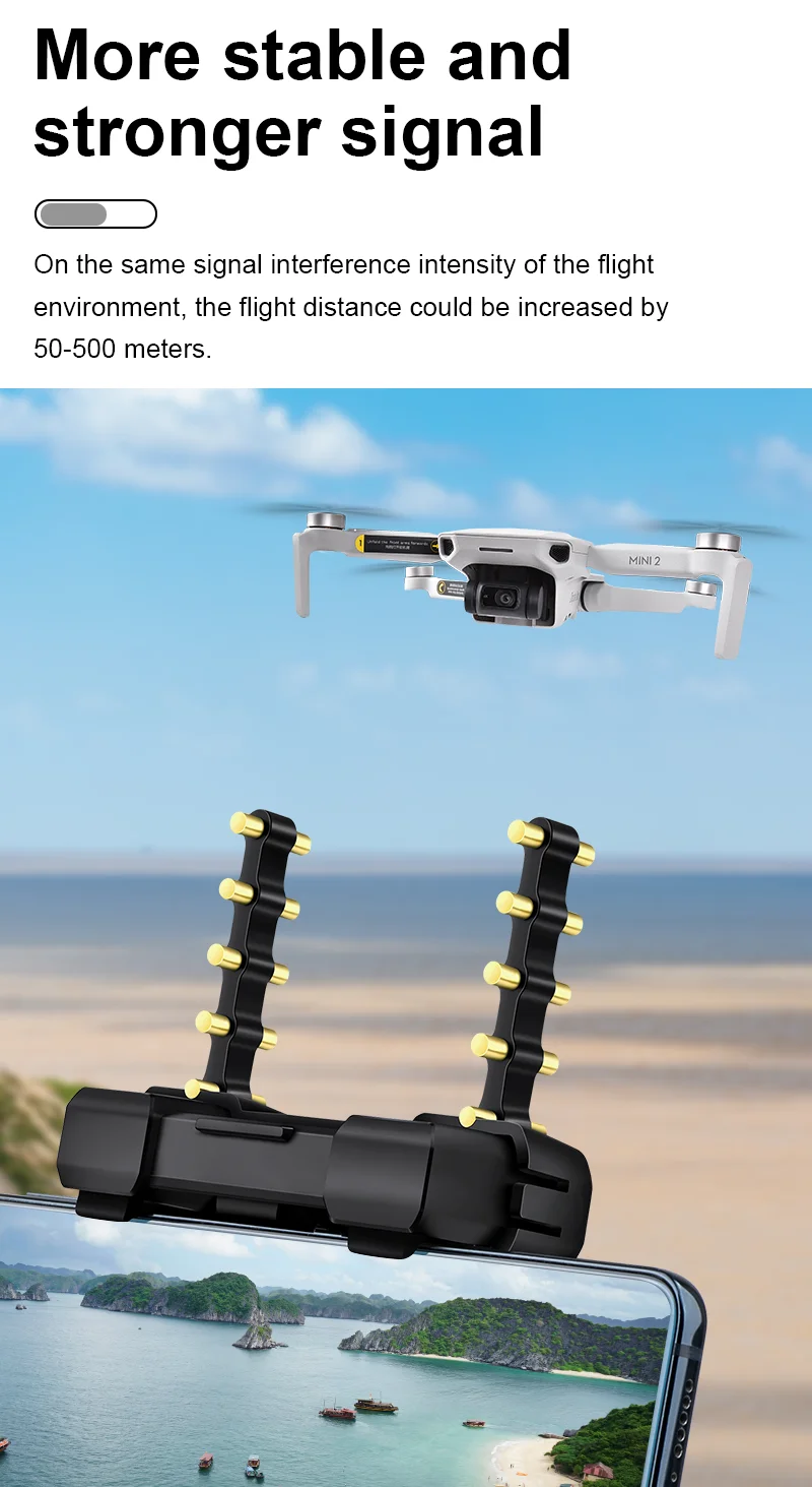 Antena Yagi de liberación rápida STARTC para DJI mini2/NEO/Air 2S 5,8 GHz extensor de rango de señal accesorio para Dron