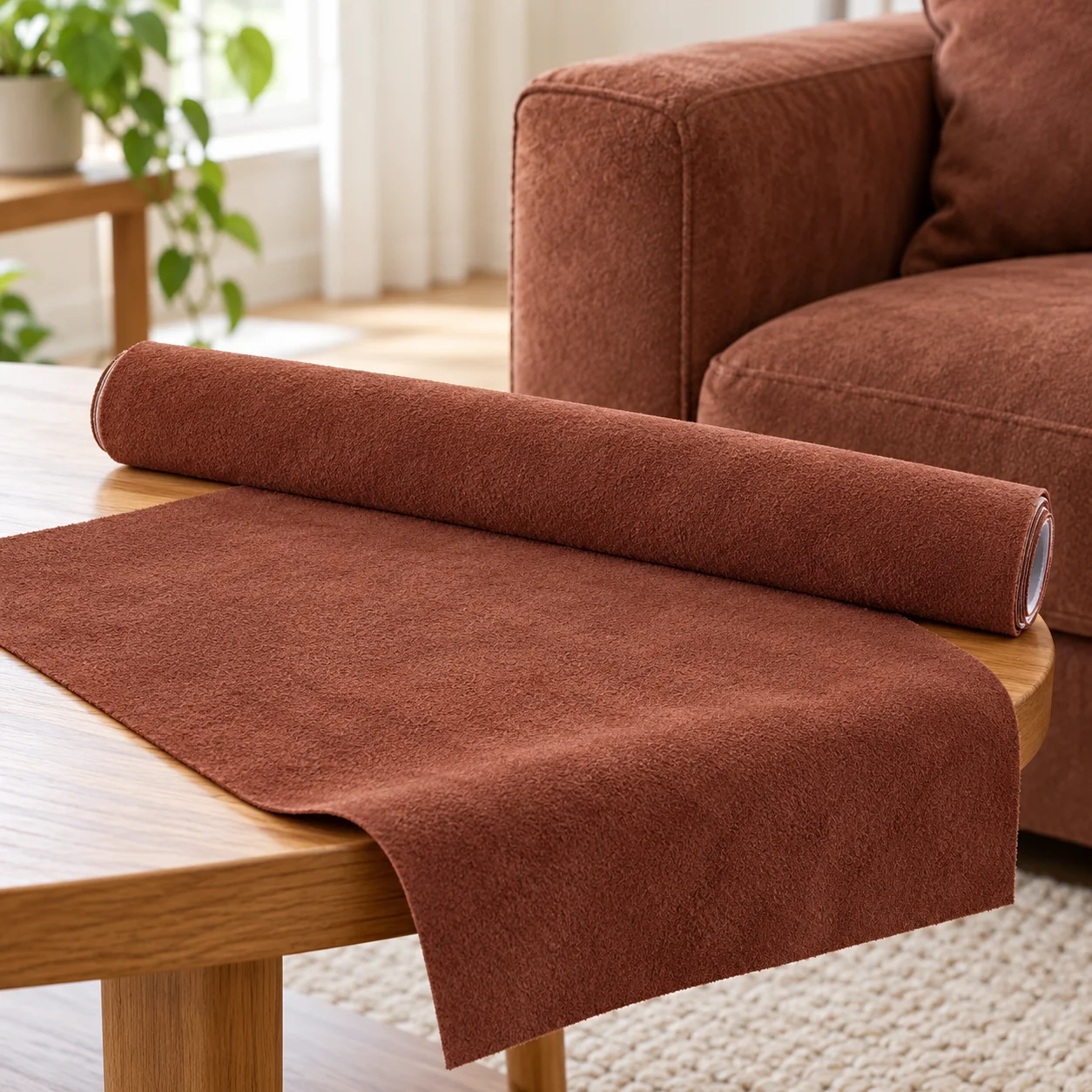 Self-Adhesive Suede Fabric Weighs 320 Grams, with Strong Adhesive Backing, for Repairing Sofa Surfaces. Soft Suede Self-Adhesive Repair Patch, Can Be Cut as Needed, Multiple Sizes Available