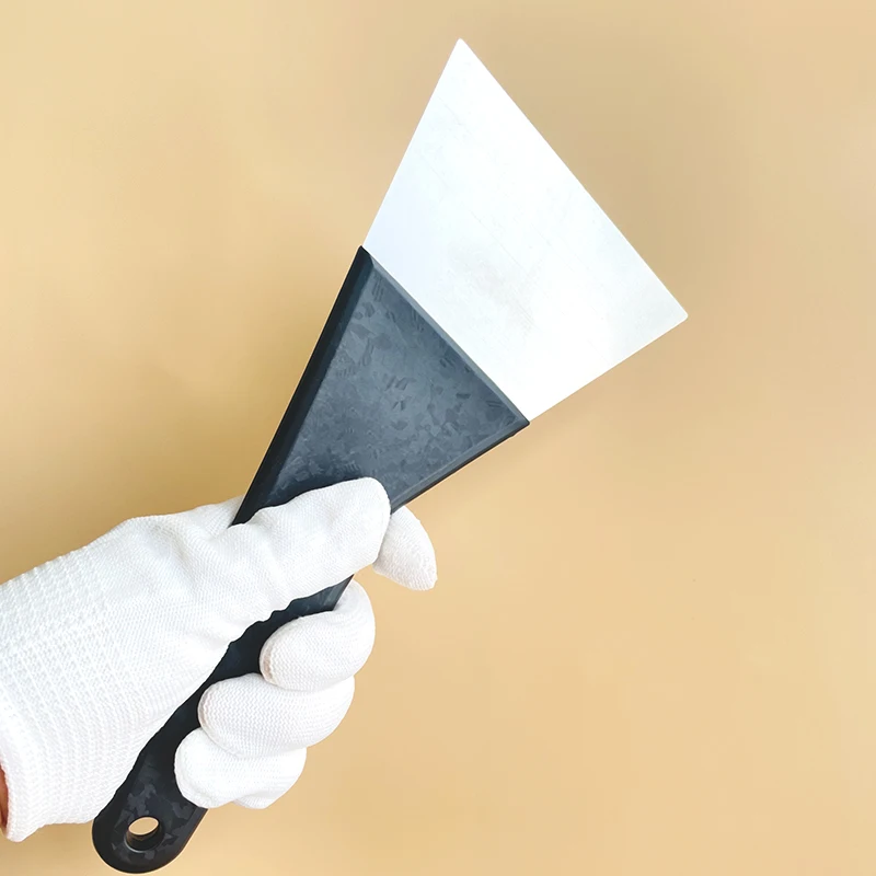 TOFAR Stainless Steel Scraper For Window Foil Solar Protection Tinting Film Wrap Heat Ironing Film Applicator Edge Plug Squeegee