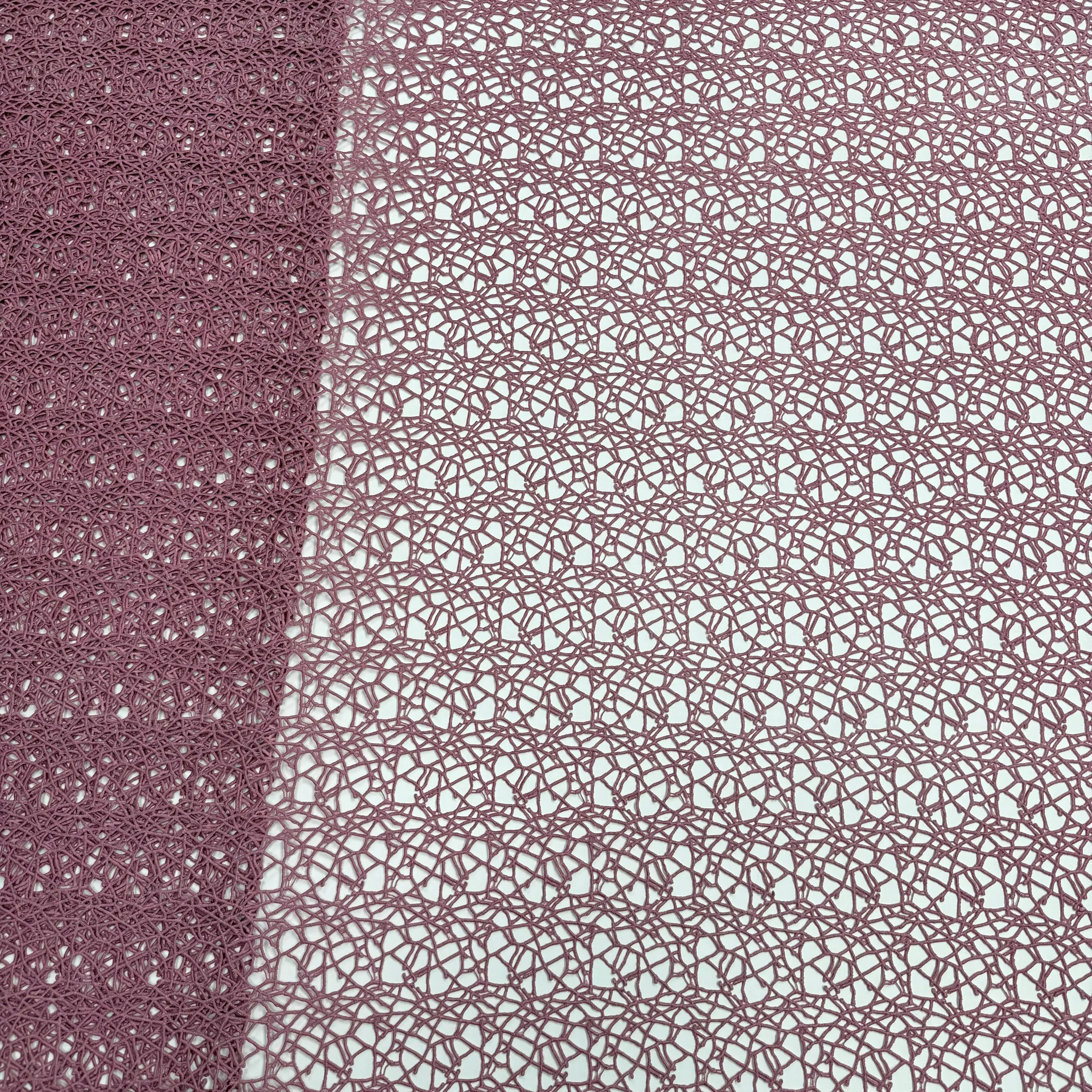 2025 High Quality Milk Silk Water Soluble Lace Fabric Nigerian Cord Embroidery Material For Bridal Gown