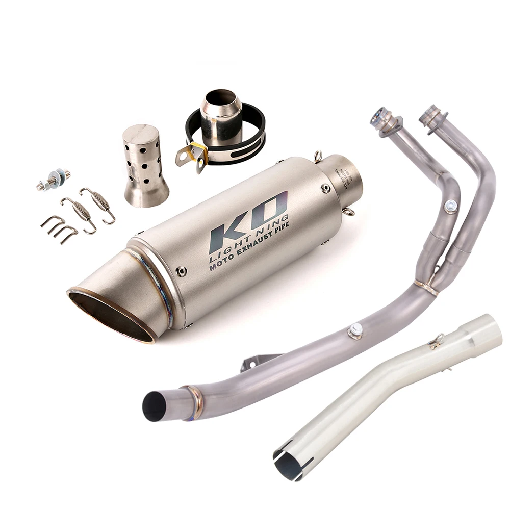 For YAMAHA Tenere 700 2025-2026 Full System Motorcycle Exhaust Header Pipe Escape Moto Muffler DB Killer Titanium Alloy
