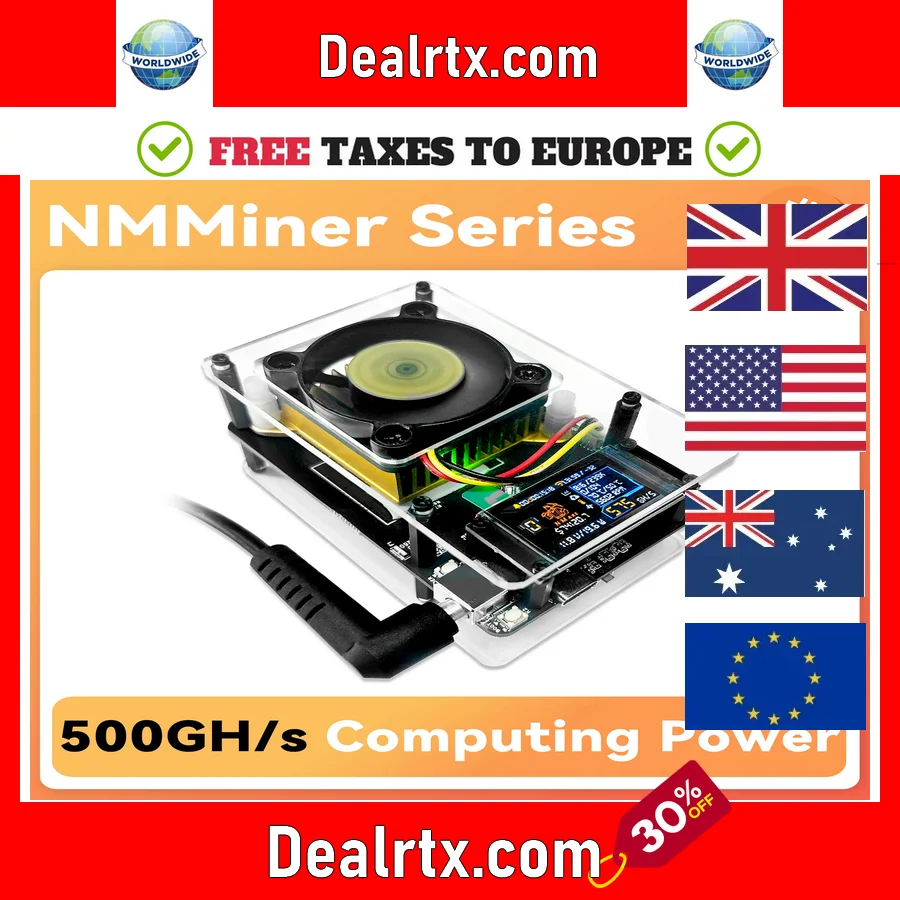 

NEW Bitaxe NMAxe Bitcoins Miner Official Ultra BM1366 ASIC Chip Solo Lottery Miner 500GH/S Fully Open-source Home Use with Displ