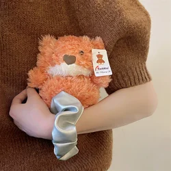 Cute Fluffy Fox Earphone Case for Apple AirPods 4, 3, 2, 1, Airpods Pro 2, Winter Plush Cartoon Christmas Gift