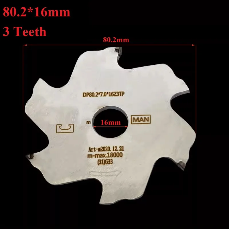 1 peça carpintaria 3 6 dentes carboneto t-sulco cortador cnc bit