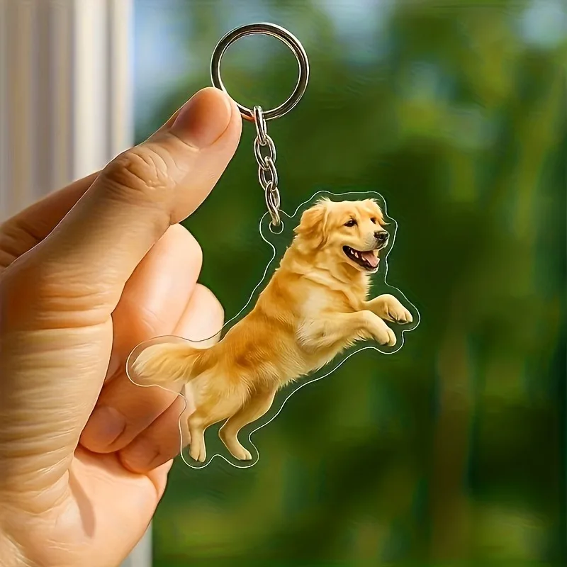 Custom Full-Body Photo Keychains of People, Custom Full-Body Photos of Pets, Personalized Pets, Custom Acrylic Accessories image 2