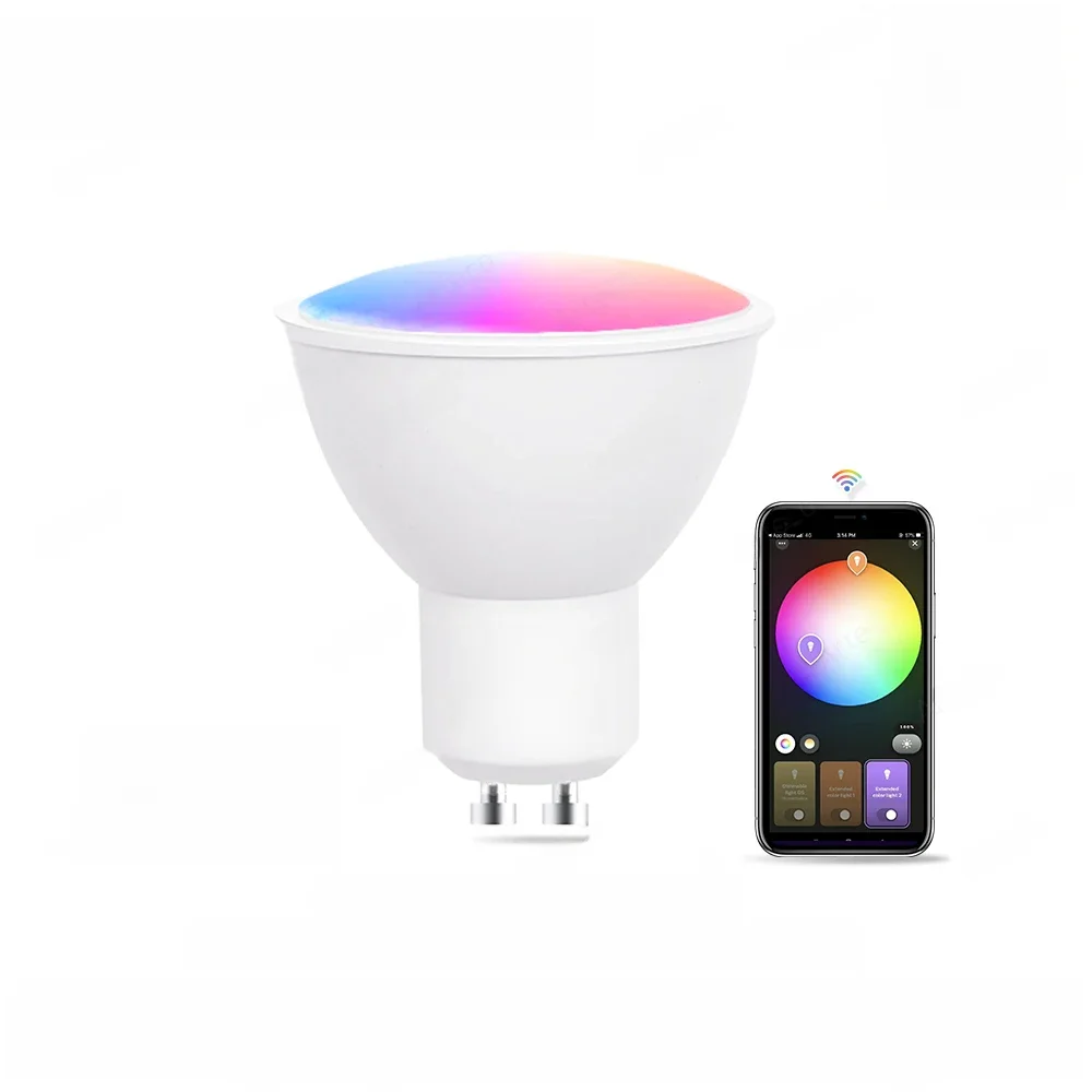 Ewelink GU10 Zigbee Żarówki LED WiFi Smart LED Lampa RGB CW WW Ewelink App Control Żarówka LED Współpracuje z Alexa Google Yandex — zdjęcie 2