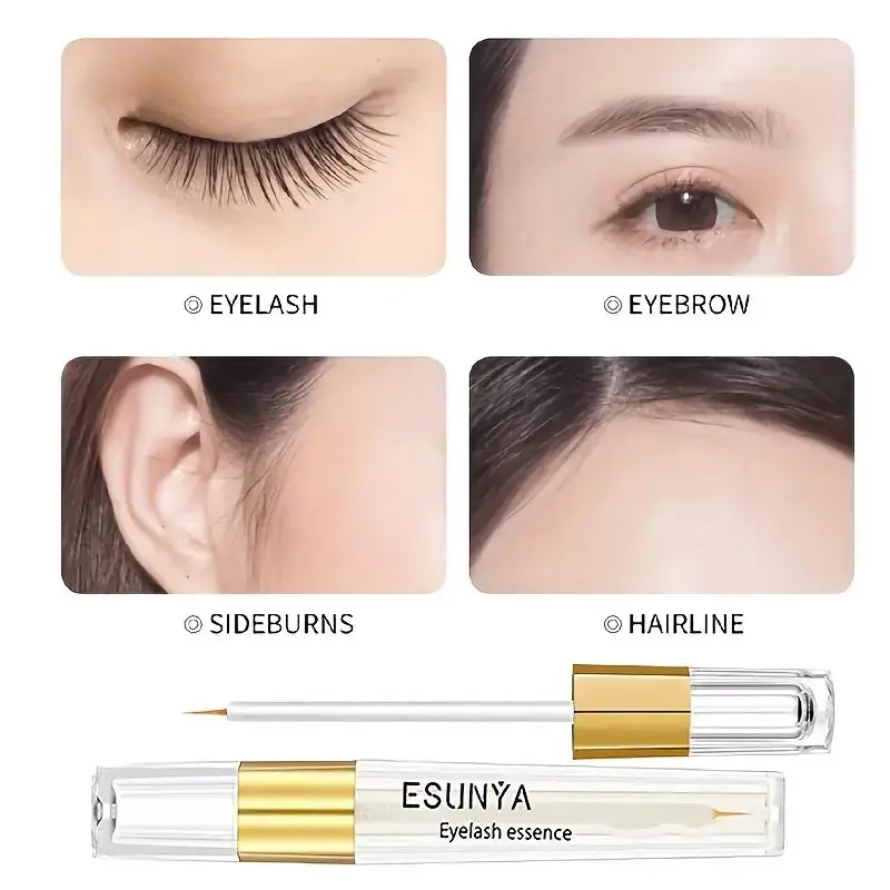 Siero nutrizionale rapido per ciglia Liquido naturale Potenziatore per la crescita delle ciglia Allungamento Soluzione nutriente Trucco per sollevamento ciglia più spesso