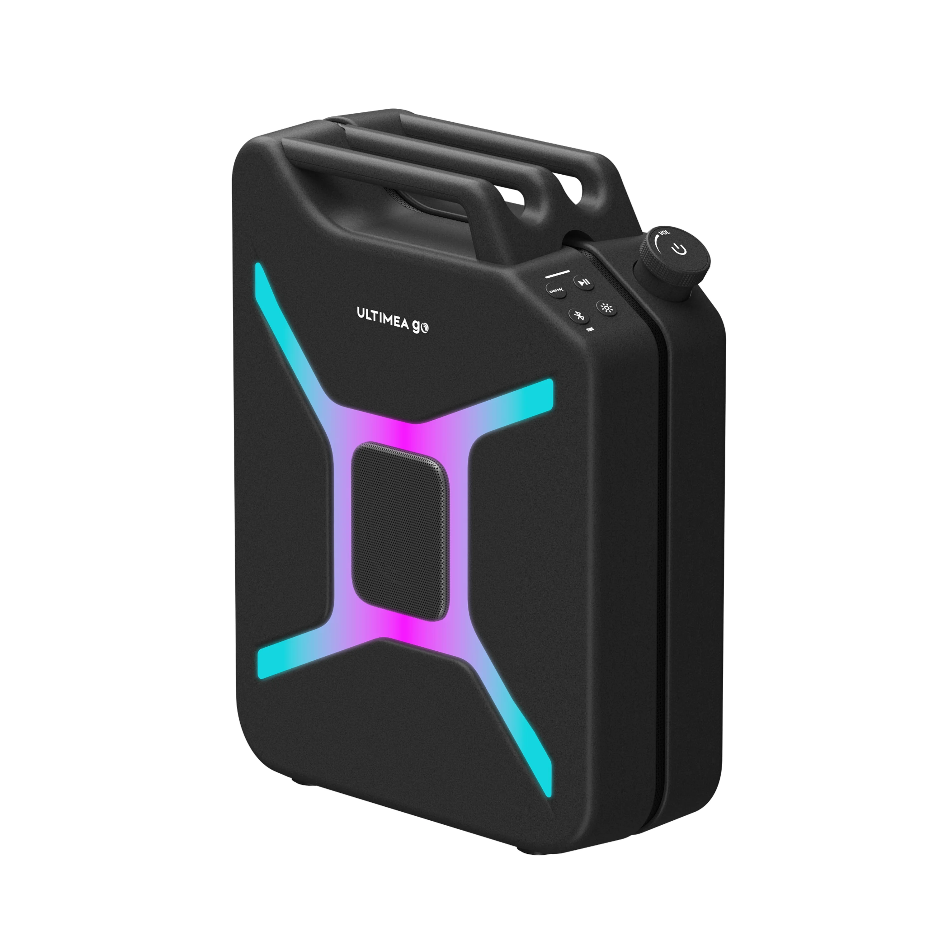 ULTIMEA 300W Tragbarer Kabelloser Partybox Karaoke-Lautsprecher, Bass-Boost, RGB, APP-Steuerung, IPX4, Leistungsstarke Outdoor-Party Bluetooth-Lautsprecher