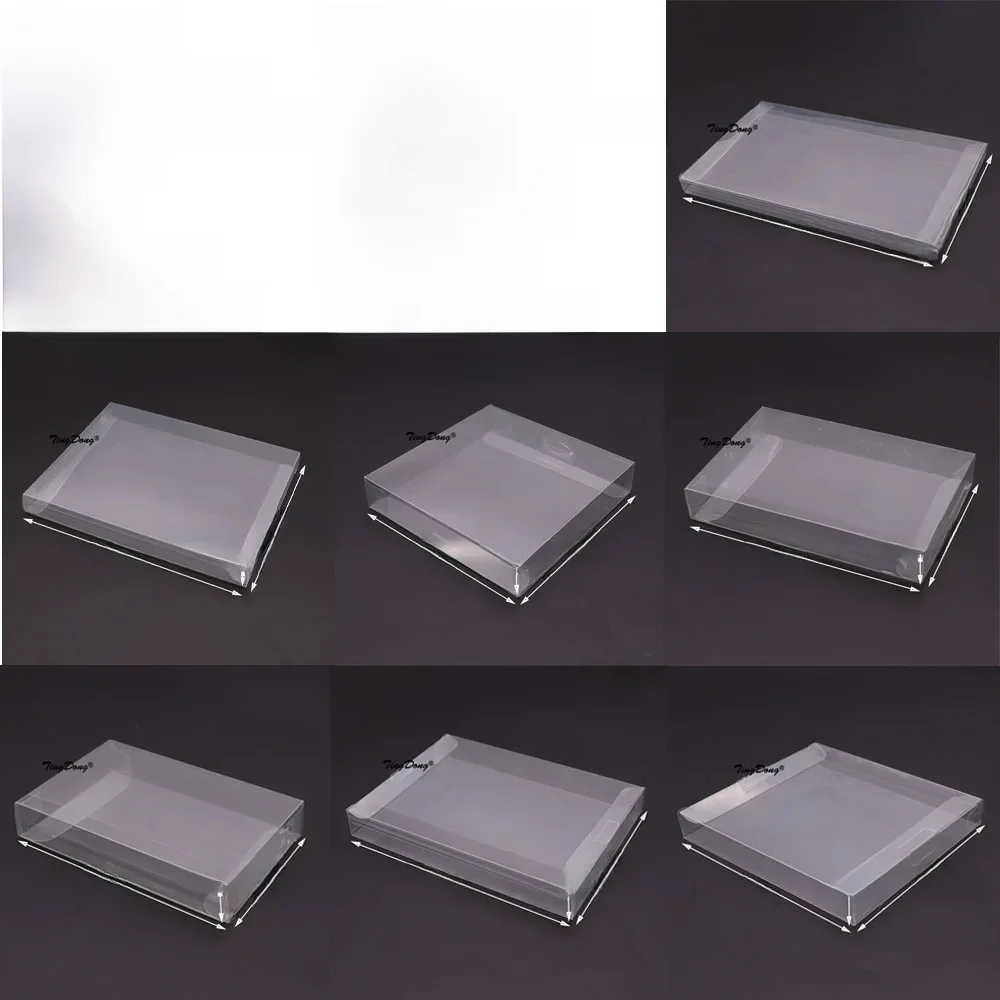 Étui de protection en plastique PET pour NES, boîtes de jeu transparentes pour GB GBA GBC SNES N64 NGPC, boîte de jeu CIB