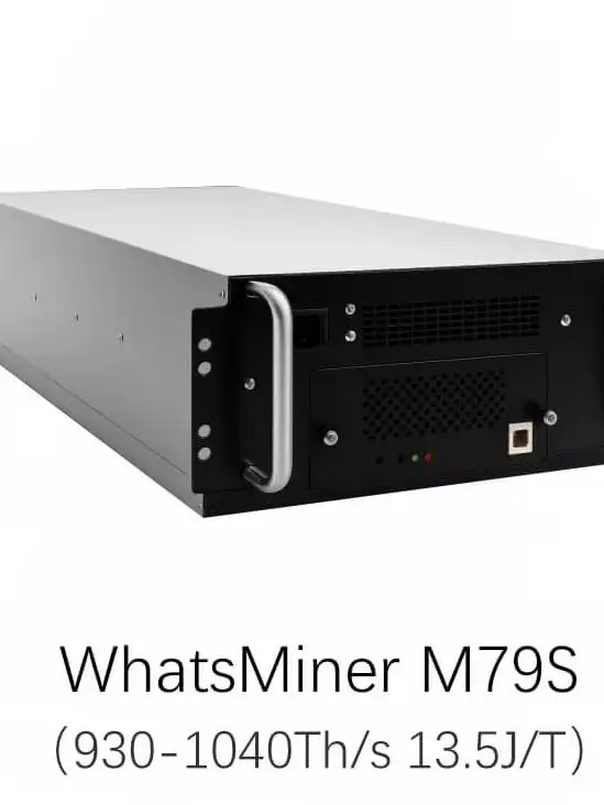 

HEAVY DUTY MicroBT WhatsMiner M79S 930~1040T 13.5J/T Bitcoin Miner Hydro Cooling
