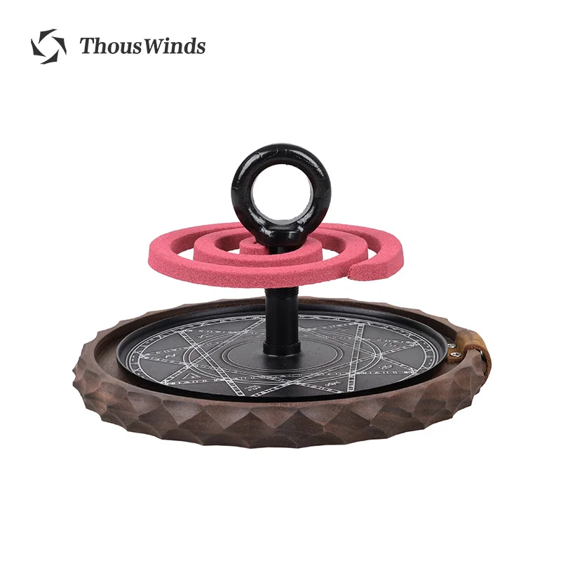 Thous Winds Outdoor Mosquito Coil Tray, Camping Anti-mosquito Tools, Hiking Hangable Mosquito Coil Holder, Camping Equipment