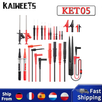 Kaiweets Ket05 23Pcs Multimeter Test Leads Kit Excellent Using Experience Flexible to Use Sensitive & Precision