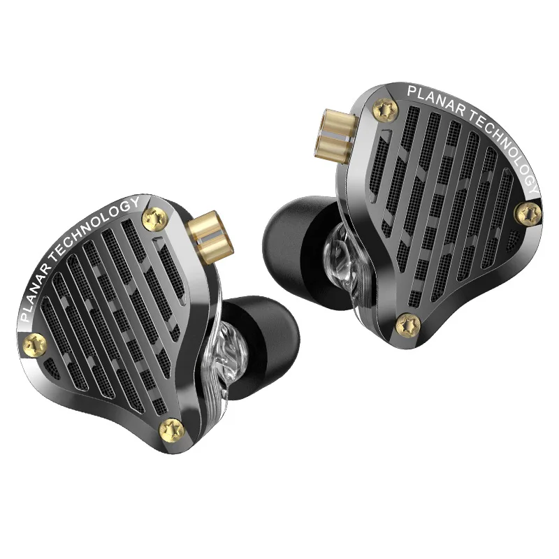 Kz Pr3 13.2Mm Planar Driver Iem Bedrade Oortelefoon Muziek Koptelefoon Hifi Basmonitor Oordopjes Sport Headset Voor Audiofielen