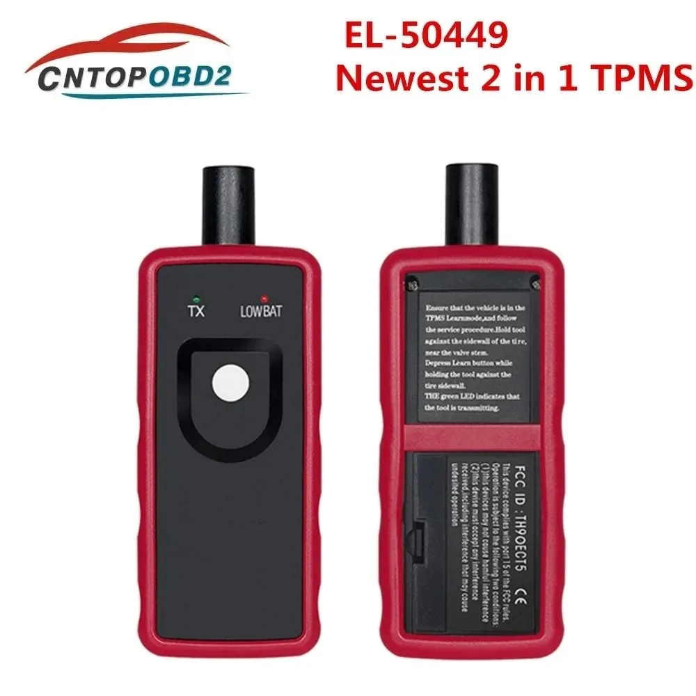 Sensor do monitor de pressão do pneu TPMS, 2in 1 Reset Tool, EL-50449, EL-50448, TPMS Activation Tool, G0M, Oe, EL, 50449