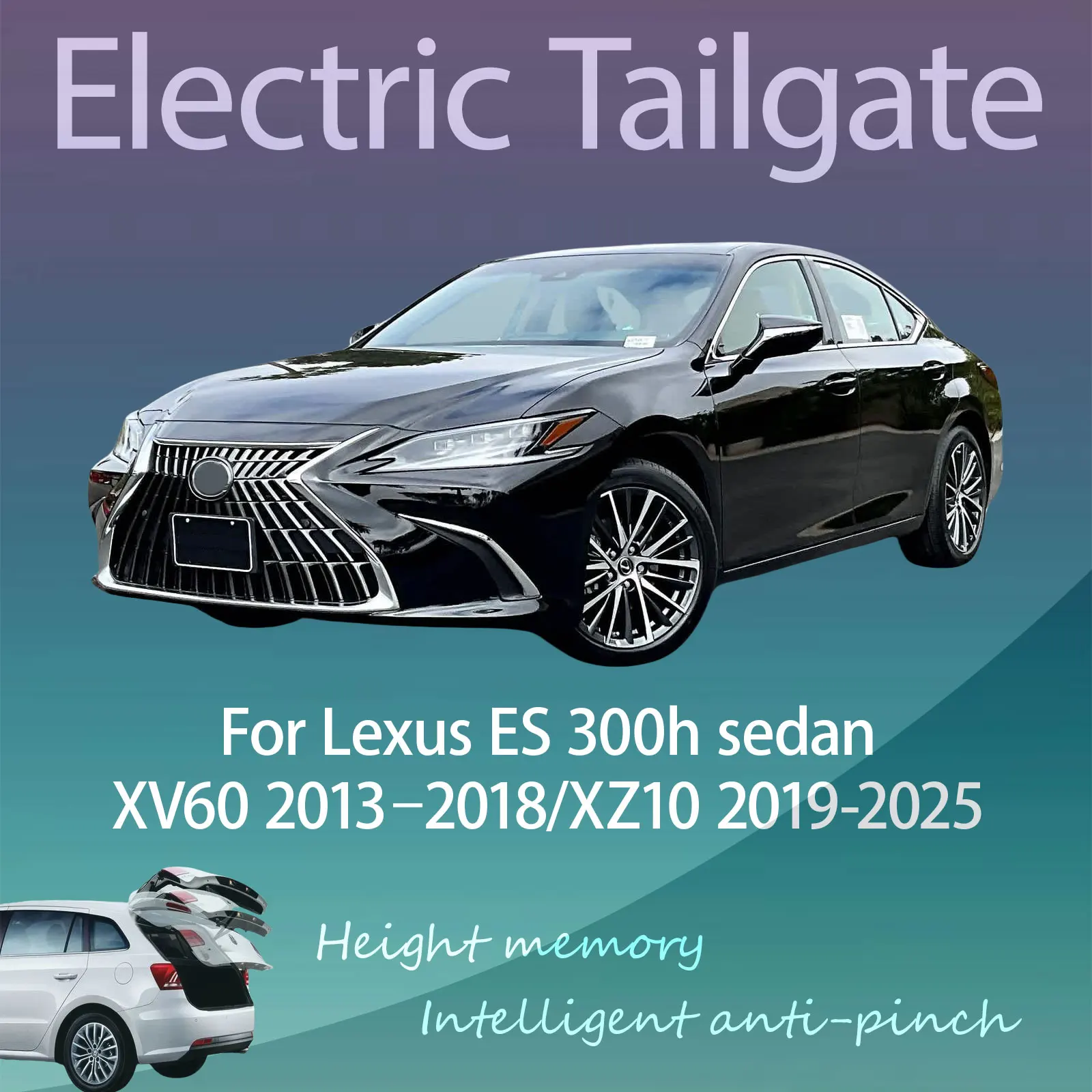 For Lexus ES 300h XV60/XZ10 sedan 2013–2025 Automatic Opening Closing Anti-pinch Functions Electric Tailgate Sensor Trunk