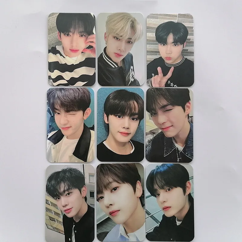 

9Pcs/Set ZB1 Photocards Kpop ZEROBASEONE KCON Double-Sided LOMO Card Selfie Postcard Zhanghao Ricky Hanbin Fans Collection Gifts