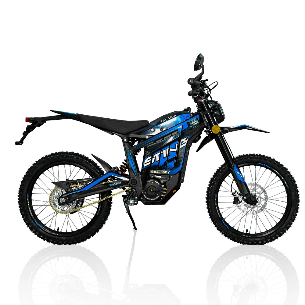 Talaria Sting R-Middrive Hybrid Ebike, Off-Road Electric Dirt Bike, Motorcycle Bicycle, 45Ah, 85km, H, 369 N.M, 60V, 8000W