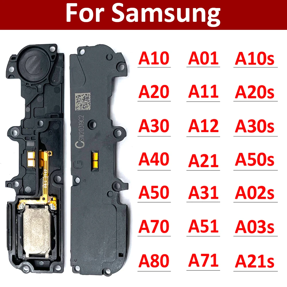 Loud Speaker For Samsung A10S A20S A30S A50s A21s A01 A11 A71 A31 A51 A10 A02s Buzzer Ringer Board Loudspeaker Flex Cable