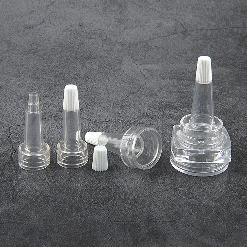 Embouts de Seringue pour Distributeur de Liquide, Jauge Grossière, Capuchon Rond, Mini, Tous les Jours, Outils de Soins de la Peau, ÉchdébordHI, 10 Pièces/Lot