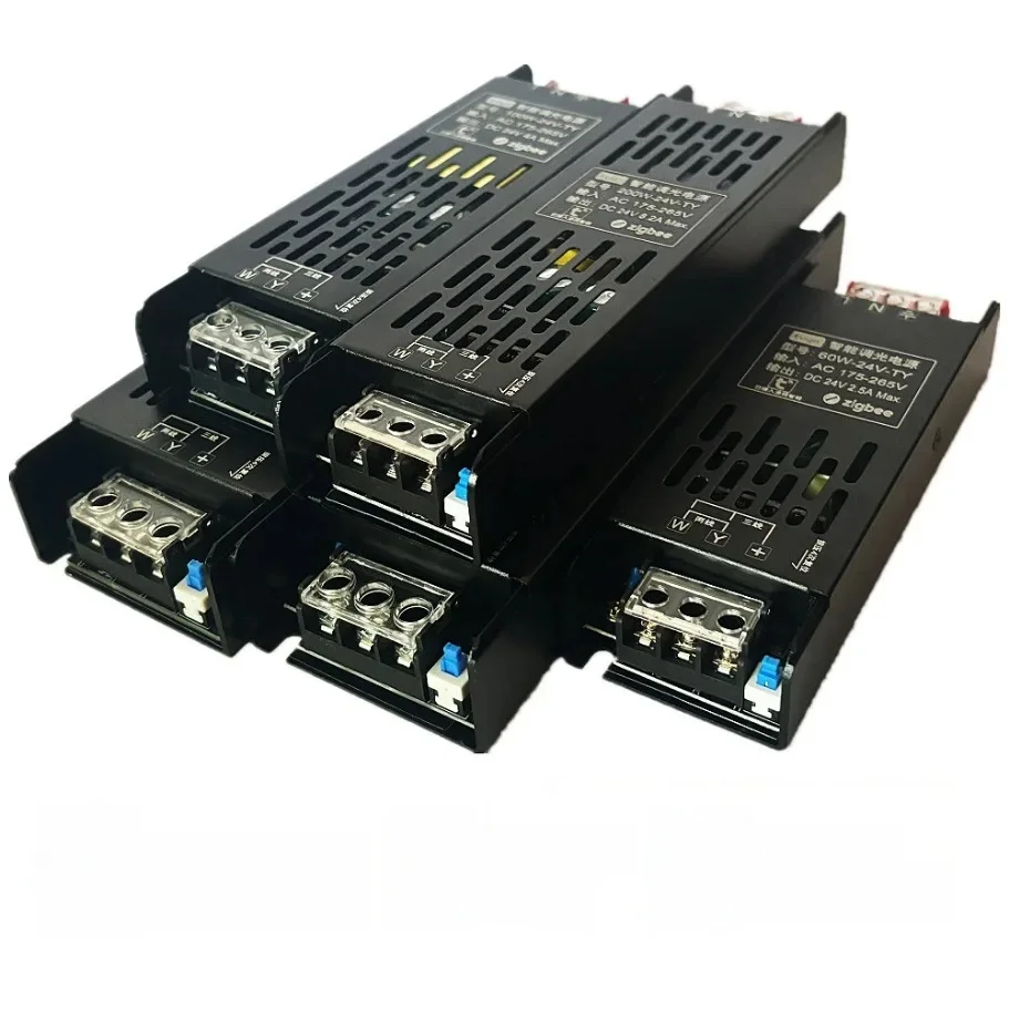 DC 24V LED Voeding AC175-265V Dimmer Transformator Tuya Zigbee Ondersteuning Alexa Gooogle Voice APP Controle Voor Thuis CCT LED Strip - afbeelding 2