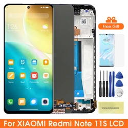 Xiaomi Redmi Note 11s 2201117sg 2201117si用の交換用AMOLEDLCDタッチスクリーン