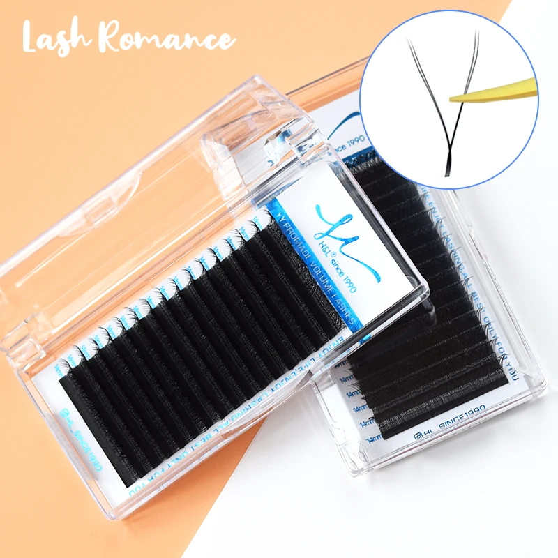 

LashLady 16 Rows YY Shape Lashes Eyelashes Extensions Supplies False Eyelash Korean PBT Black Color Natural Look