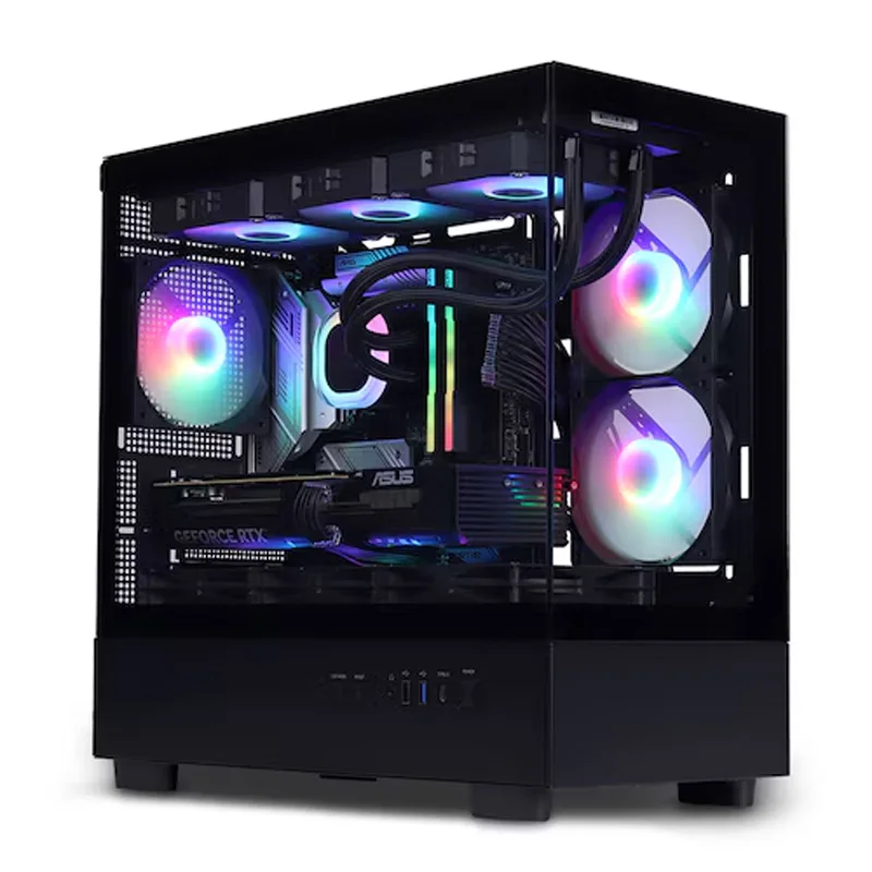 كمبيوتر مُجمَّع Ryzen 5600 Rx7600 كمبيوتر ألعاب فعال من حيث التكلفة Pubg Valorant Fall Guys حافظة كمبيوتر مكتبي