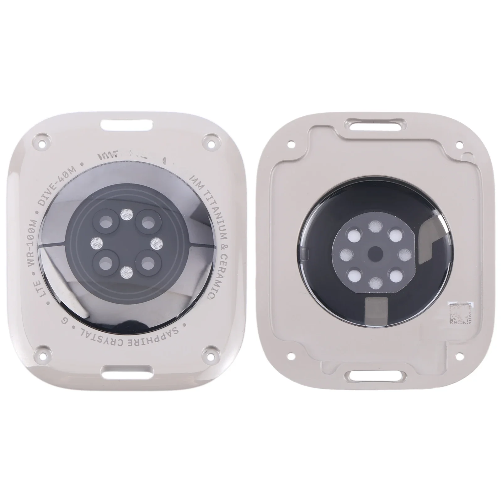 Rear Housing Glass Cover for Apple Watch Series Ultra 1/ 2 49mm Watch Rear Housing Case Replacement