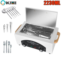 OWJHE 2230ML Hot Air Sterilizer 300W Dry Heat infection Foot Care Tattoo Nail Studio Sterilizer Cabinet Autoclave with Timer