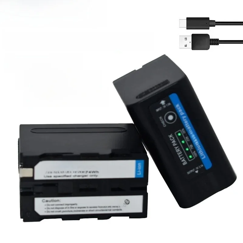 Bateria NP-F980 NP-F970 do aparatu Sony CCD-TRV35 TRV940 CCD-RV100 DCR-TR7Series 8800/10000/12800mAh NP F970 NP F980 — zdjęcie produktu 7