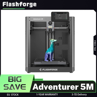 Flashforge Adventurer 5M 3D Printer, 220x220x220mm, Auto Leveling, 600mm/s Max Printing Speed, Filament Runout Reminder