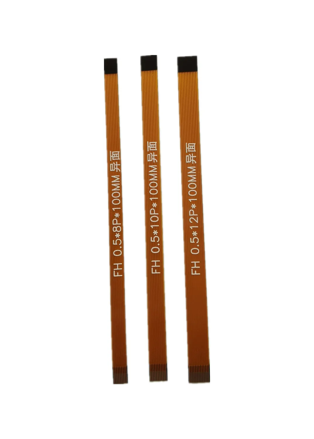 Cable flexible plano amarillo FFC/FPC paso de 0,5mm 8P/10P/12P/14P/18P/20P/24P/30P/40P/50P/60P/68P/80P cable LCD