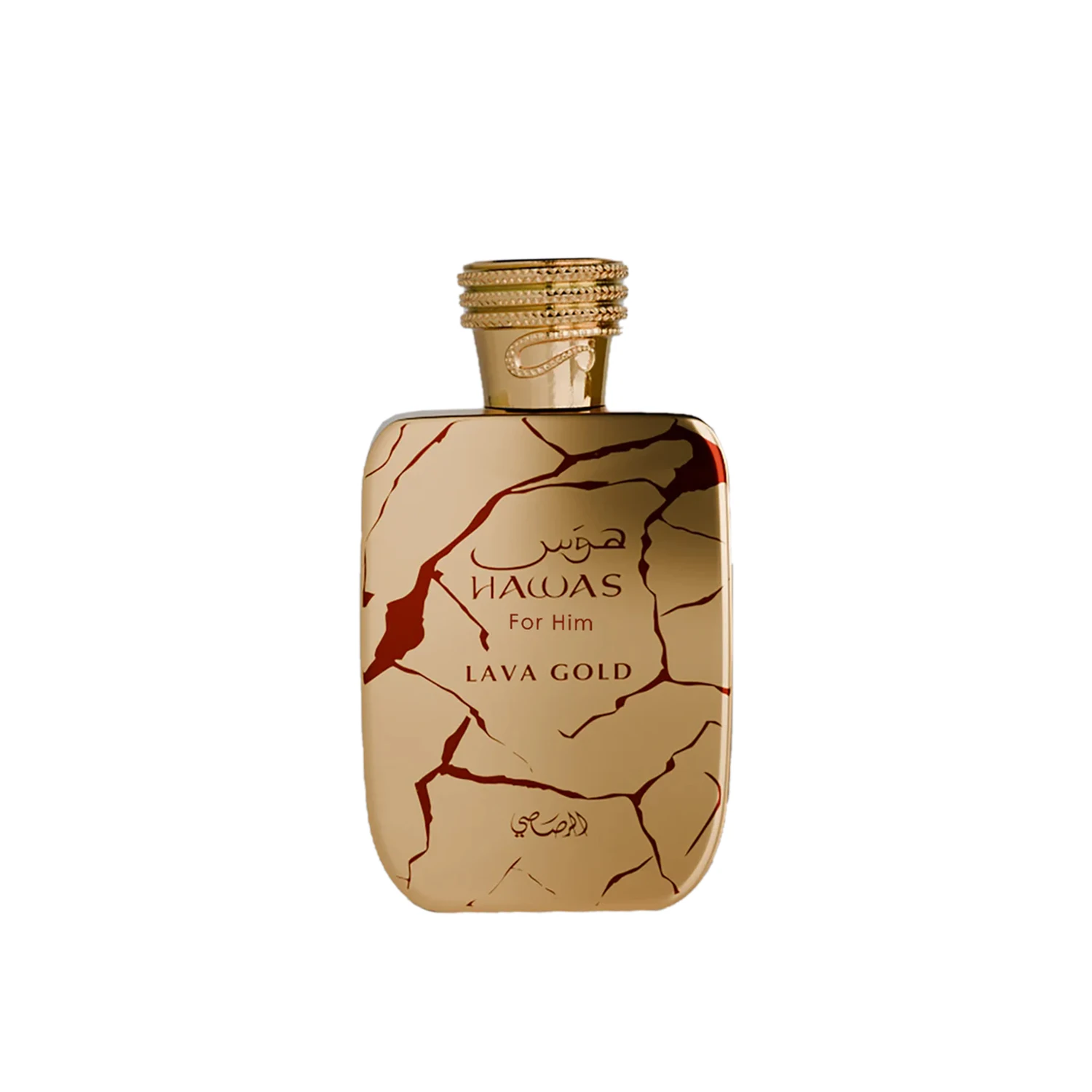 Rasasi Hawas Lava Gold Eau de Parfum Spray for Men – Warm Oriental Spicy & Amber Woody Scent, Long-Lasting Fragrance, Perfect Gift, 3.4 fl oz / 100 ml view 2