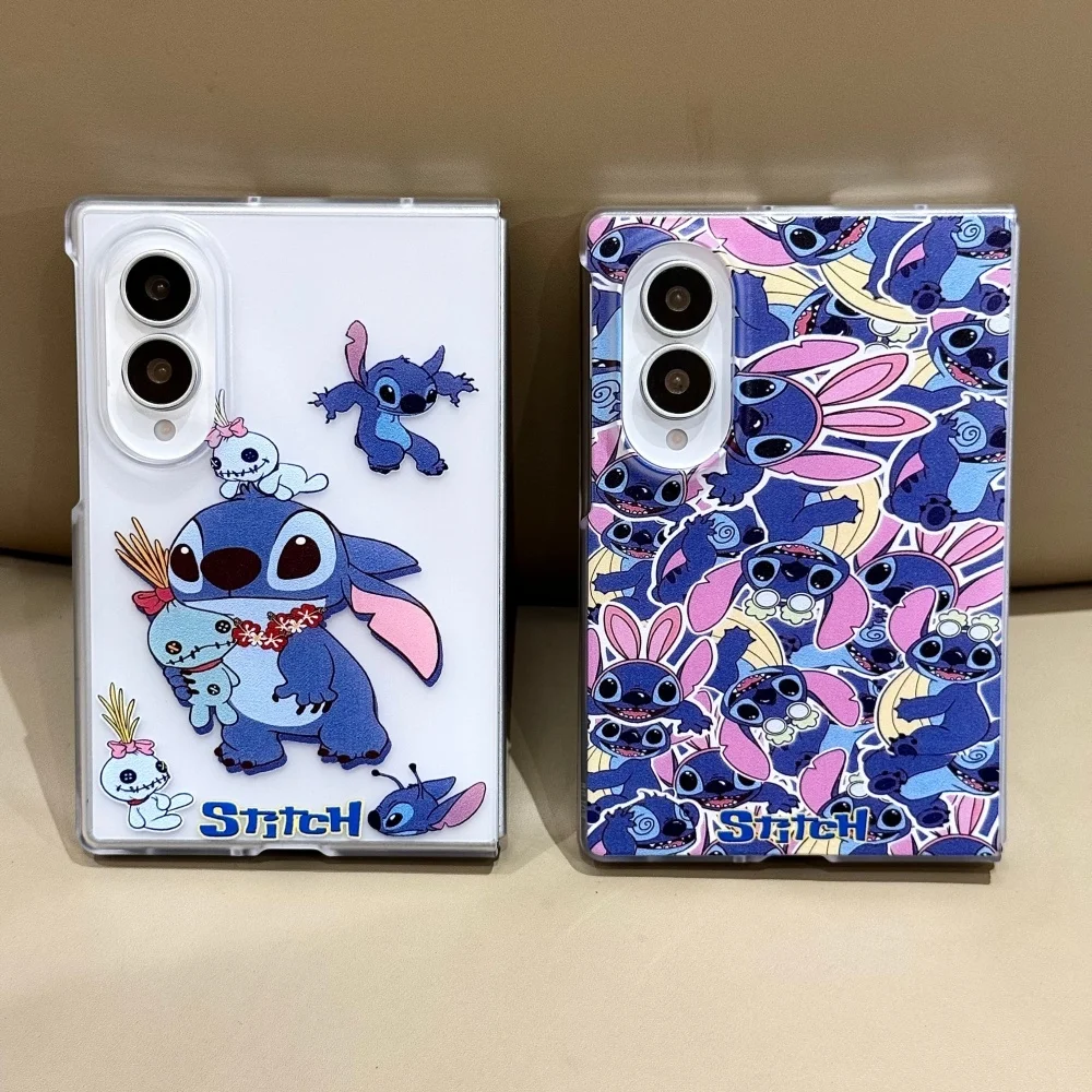 Kawaii Big Ears Cartoon Character Phone Case for Samsung Galaxy Z Fold 8 Z Fold 8 Ultra Cover Shockproof Protective Fashion Case