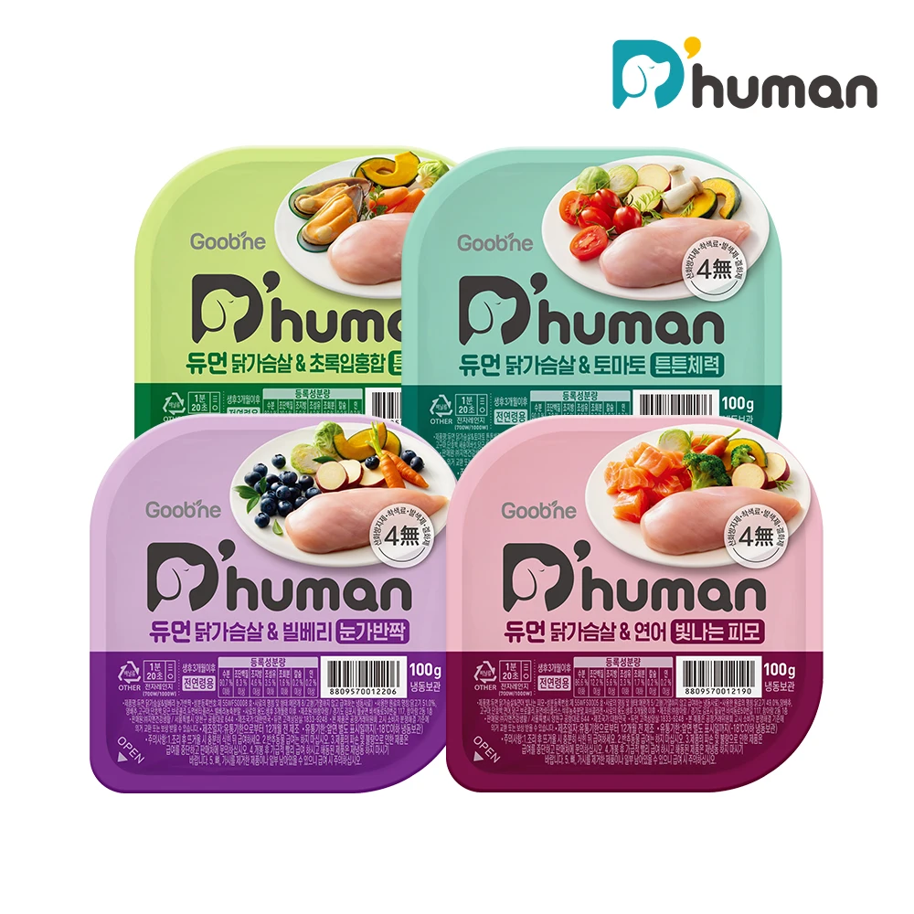 Deuman natural style 100g 4 kinds 4 packs (functional)