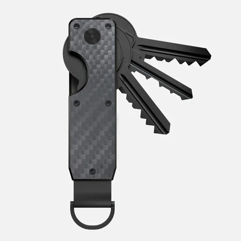 Etui na klucze samochodowe Torba Etui Portfel Uchwyt Łańcuch Klucz Portfel Pierścień Kolekcjoner Gospodyni Kieszonka Organizer na klucze Inteligentny brelok do kluczy — zdjęcie 2